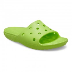 CROCS Classic Crocs Slide K - Limeade (206396-3UH)ΠΑΙΔΙΚΕΣ ΣΑΓΙΟΝΑΡΕΣ ΠΡΑΣΙΝΟ