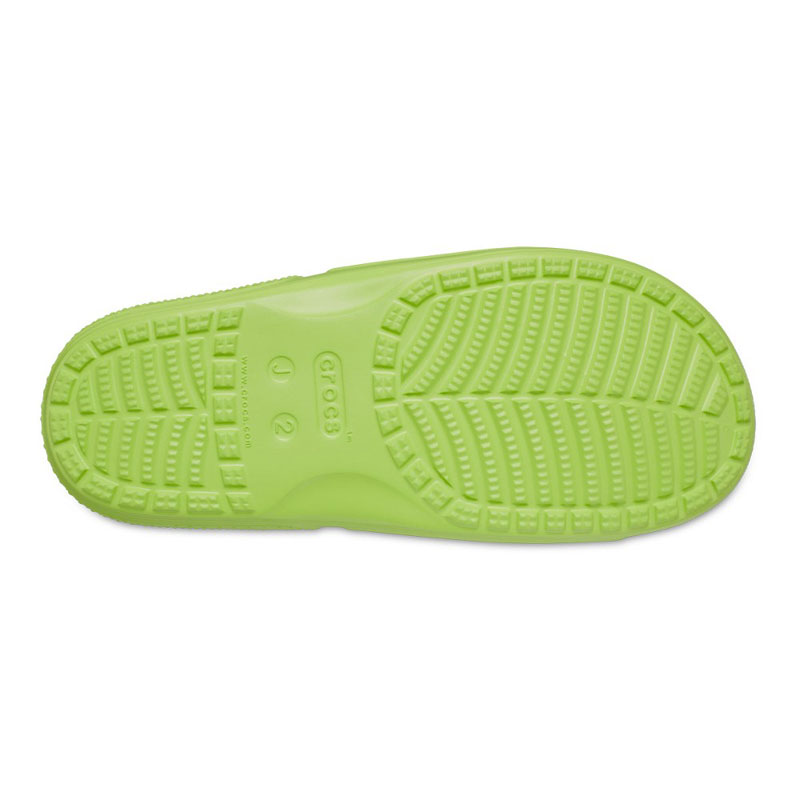 CROCS Classic Crocs Slide K - Limeade (206396-3UH)ΠΑΙΔΙΚΕΣ ΣΑΓΙΟΝΑΡΕΣ ΠΡΑΣΙΝΟ