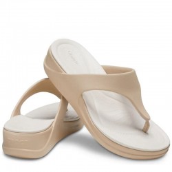 Crocs Boca Wedge Flip WMNS Chai (207417-212)ΜΠΕΖ ΓΥΝΑΙΚΕΙΕΣ ΣΑΓΙΟΝΑΡΕΣ