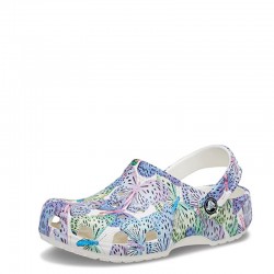 CROCS Classic Butterfly Clog Kids (208297-94S)ΠΑΙΔΙΚΑ ΣΑΜΠΟ WHITE-PURPLE