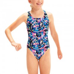 SPEEDO GIRLS DIGITAL ALLOVER Leaderback Navy/Multi (12377-14743G)ΠΑΙΔΙΚΟ ΜΑΓΙΟ ΚΟΛΥΜΒΗΣΗΣ ΚΟΡΙΤΣΙΩΝ