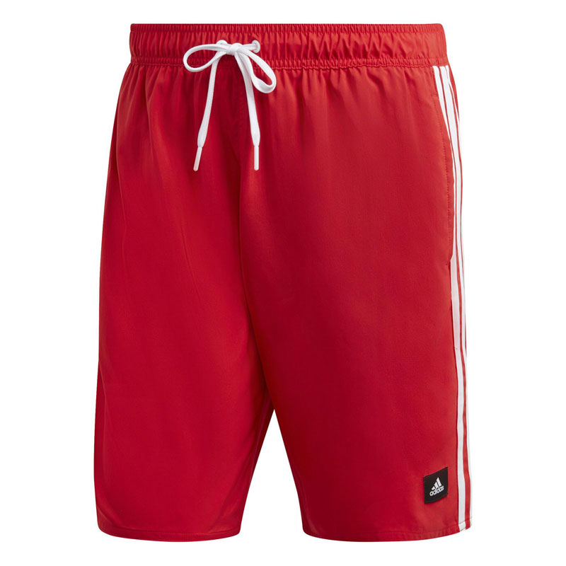 Adidas Swim Shorts Clx 3-Stripes (HT4360)ΑΝΔΡΙΚΟ ΜΑΓΙΟ ΚΟΚΚΙΝΟ