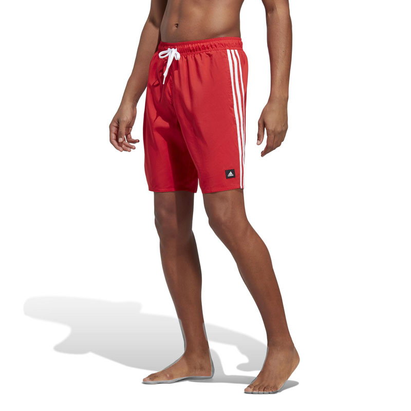 Adidas Swim Shorts Clx 3-Stripes (HT4360)ΑΝΔΡΙΚΟ ΜΑΓΙΟ ΚΟΚΚΙΝΟ