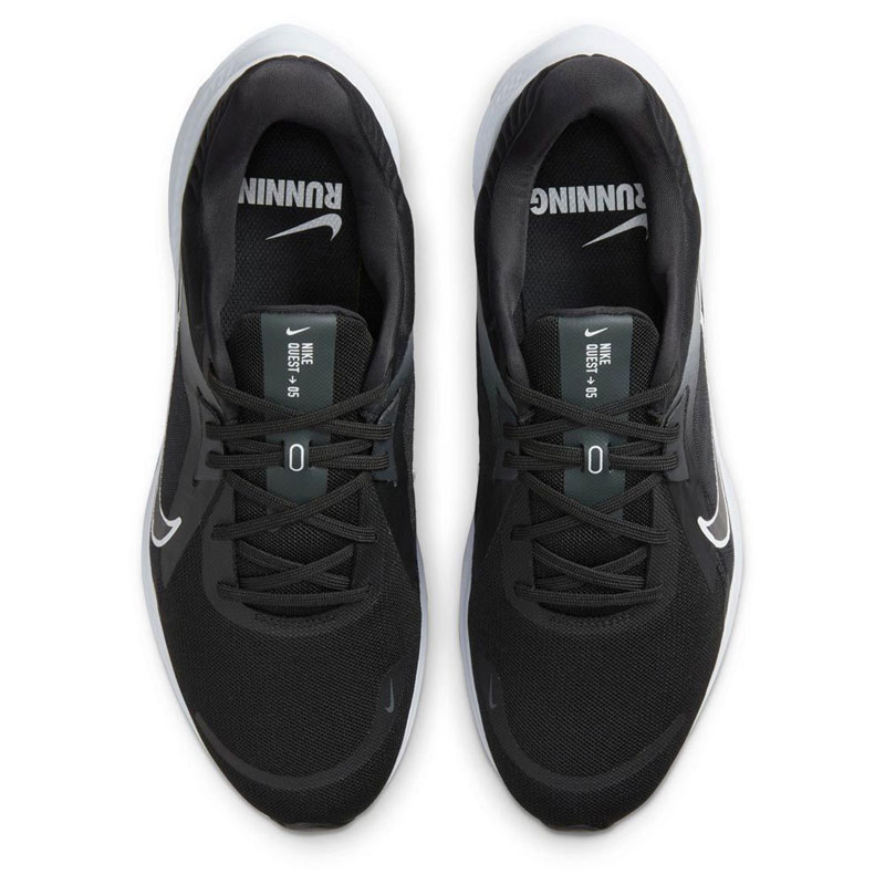 Nike Quest 5 (DD0204-001)Ανδρικά Αθλητικά Παπούτσια Running Μαύρο/Λευκο
