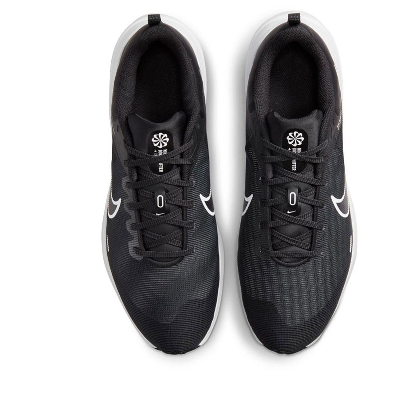Nike Downshifter 12 (DD9293-001)Ανδρικά Αθλητικά Παπούτσια Running Black / White / Dark Smoke Grey / Pure Platinum