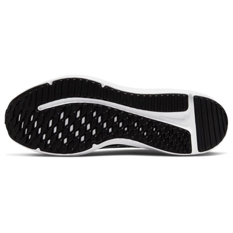 Nike Downshifter 12 (DD9293-001)Ανδρικά Αθλητικά Παπούτσια Running Black / White / Dark Smoke Grey / Pure Platinum