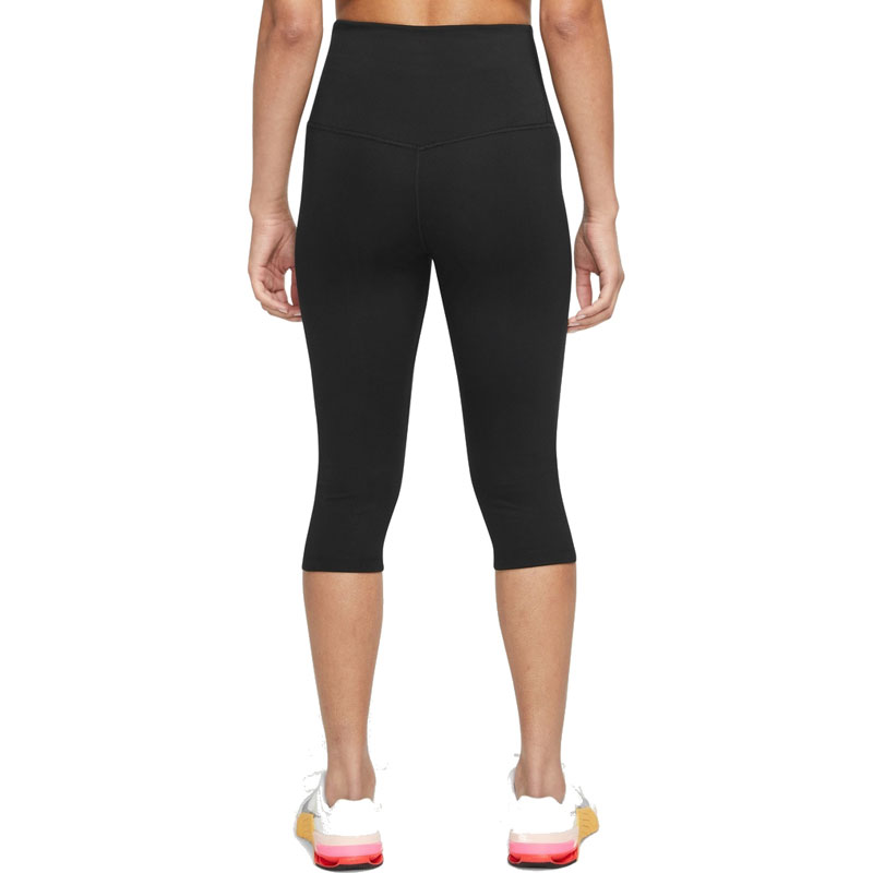 Nike Dri-Fit One Training (DV9024-010)Γυναικείο Capri Κολάν Ψηλόμεσο Μαύρο