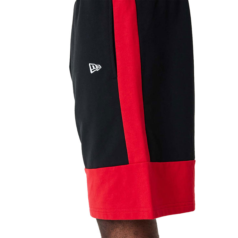 NEW ERA Chicago Bulls NBA Colour Block Black Shorts (60349349)ΑΝΔΡΙΚΗ ΒΕΡΜΟΥΔΑ ΜΑΥΡΗ/ΚΟΚΚΙΝΗ