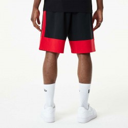 NEW ERA Chicago Bulls NBA Colour Block Black Shorts (60349349)ΑΝΔΡΙΚΗ ΒΕΡΜΟΥΔΑ ΜΑΥΡΗ/ΚΟΚΚΙΝΗ