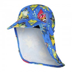 SPEEDO Toddler Boys Sun Protection Hat ( 8-00330-414803)ΜΠΛΕ ΠΑΙΔΙΚΟ ΚΑΠΕΛΟ ΠΡΟΣΤΑΣΙΑΣ ΑΠΟ ΤΟ ΗΛΙΟ