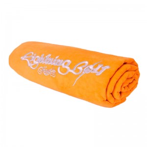 Lightning Bolt Embroidery Beach Towel (180 x 100cm)ΠΕΤΣΕΤΑ ΘΑΛΑΣΣΗΣ ΠΟΡΤΟΚΑΛΙ