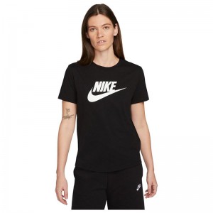 Nike Sportswear Essential Icon Futura T-Shirt Wmns (DX7906-010)Γυναικείο T-shirt Μαύρο