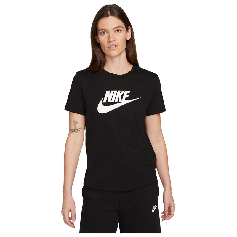 Nike Sportswear Essential Icon Futura T-Shirt Wmns (DX7906-010)Γυναικείο T-shirt Μαύρο