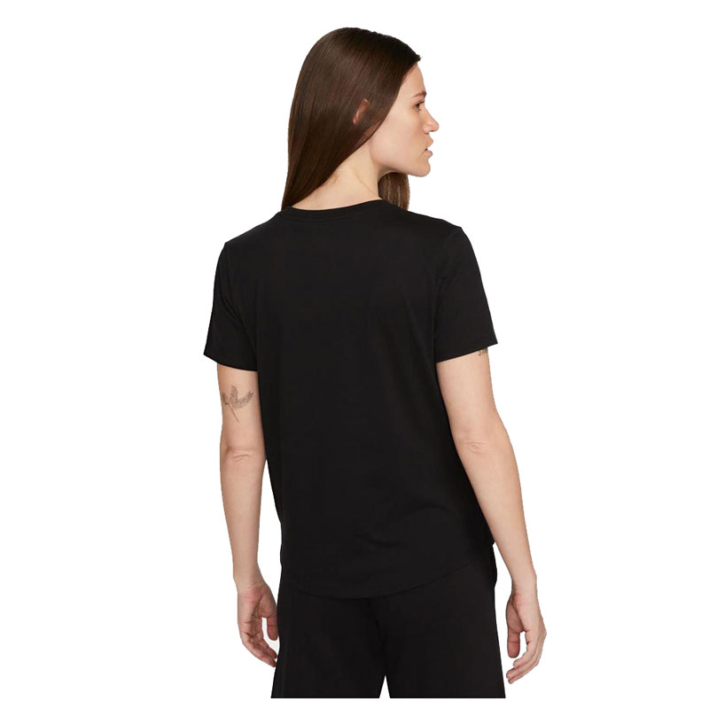 Nike Sportswear Essential Icon Futura T-Shirt Wmns (DX7906-010)Γυναικείο T-shirt Μαύρο