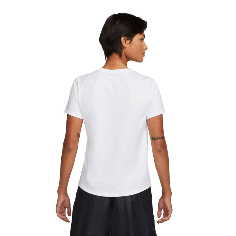 Nike Sportswear Essentials WMNS (DX7906-100)Γυναικείο T-shirt Λευκό με Στάμπα