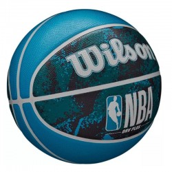 Wilson NBA DRV Plus Vibe (WZ3012602XB)Μπάλα Μπάσκετ Outdoor Black/Blue