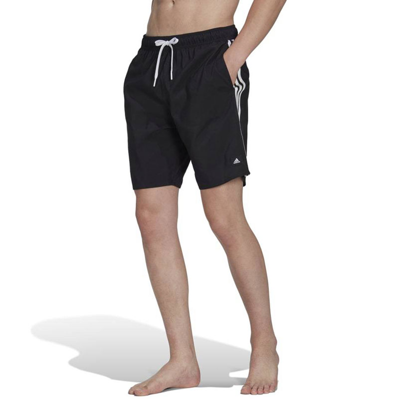 Adidas 3-Stripes CLX Swim Shorts (HT4358)Ανδρικό Μαγιό Μαυρο