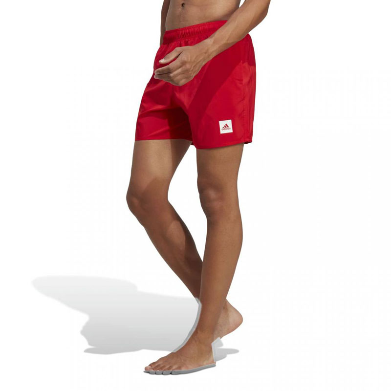 Adidas Performance Short Length Solid Swim Shorts (HT2160)ΚΟΚΚΙΝΟ ΑΝΔΡΙΚΟ ΜΑΓΙΟ