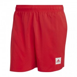 Adidas Performance Short Length Solid Swim Shorts (HT2160)ΚΟΚΚΙΝΟ ΑΝΔΡΙΚΟ ΜΑΓΙΟ