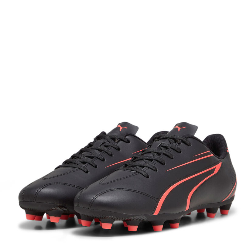 Puma Vitoria FG/AG (107483-02)Χαμηλά Ποδοσφαιρικά Παπούτσια με Τάπες Μαύρα