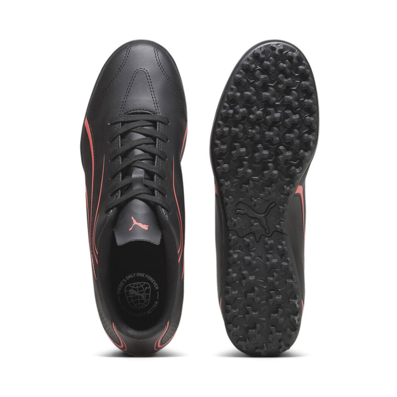 PUMA VITORIA TT (107484-02)ΑΝΔΡΙΚΑ ΠΑΠΟΥΤΣΙΑ ΠΟΔΟΣΦΑΙΡΟΥ ΜΕ ΣΧΑΡΑ ΜΑΥΡΑ