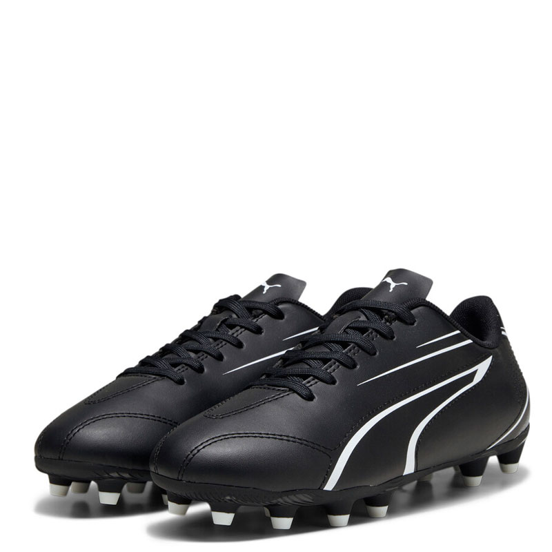 PUMA VITORIA FG/AG JR (107486-01)ΠΑΙΔΙΚΑ ΠΑΠΟΥΤΣΙΑ ΠΟΔΟΣΦΑΙΡΟΥ ΜΕ ΤΑΠΕΣ ΜΑΥΡΑ