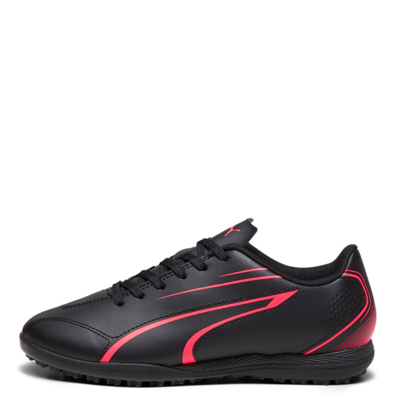 PUMA VITORIA JR TT (107487-02)ΠΑΙΔΙΚΑ ΠΑΠΟΥΤΣΙΑ ΠΟΔΟΣΦΑΙΡΟΥ ΜΕ ΣΧΑΡΑ ΜΑΥΡΑ