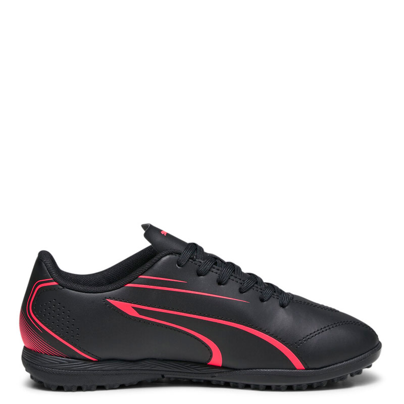 PUMA VITORIA JR TT (107487-02)ΠΑΙΔΙΚΑ ΠΑΠΟΥΤΣΙΑ ΠΟΔΟΣΦΑΙΡΟΥ ΜΕ ΣΧΑΡΑ ΜΑΥΡΑ