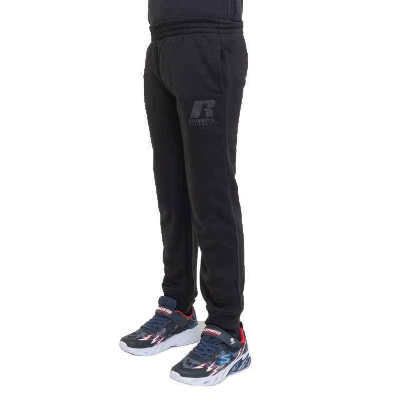 RUSSELL ATHLETIC LEG PANT CUFFED ΠΑΙΔΙΚΟ ΠΑΝΤΕΛΟΝΙ MΑΥΡΟ ΜΕ ΛΑΣΤΙΧΟ(A3-909-2-IO-099-BLACK)