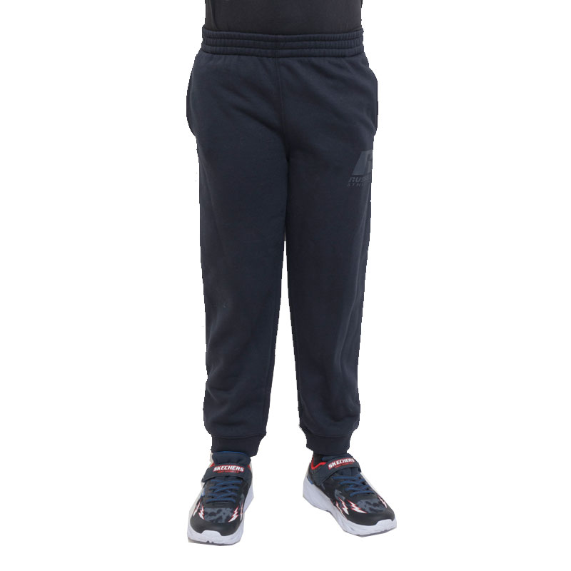 RUSSELL ATHLETIC LEG PANT CUFFED ΠΑΙΔΙΚΟ  ΠΑΝΤΕΛΟΝΙ ΜΠΛΕ ΜΕ ΛΑΣΤΙΧΟ(A3-909-2-NA-190-NAVY)