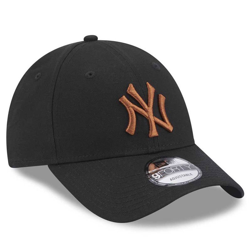 NEW ERA New York Yankees League Essential Black 9FORTY Adjustable Cap (60364447)ΚΑΠΕΛΟ ΜΑΥΡΟ