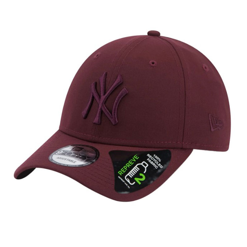 NEW ERA New York Yankees Repreve Dark Red 9FORTY Adjustable Cap (60364403)ΜΠΟΡΝΤΟ ΚΑΠΕΛΟ