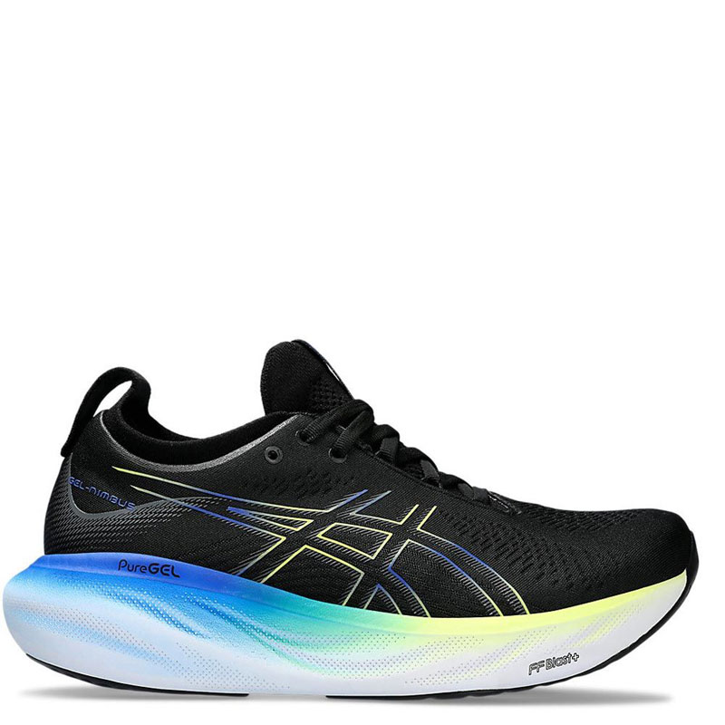 ASICS Gel-Nimbus 25 (1011B547-004)Ανδρικά Παπούτσια Running Black/Glow Yellow
