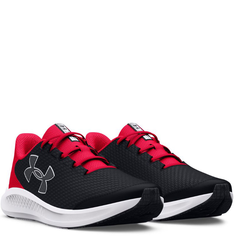 Under Armour Charged Pursuit 3 GS (3026695-001)ΠΑΙΔΙΚΑ ΠΑΠΟΥΤΣΙΑ Black/Red/White