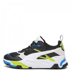 PUMA Trinity Jr ΠΑΙΔΙΚΟ ΠΑΠΟΥΤΣΙ ΜΑΥΡΟ/LIME (390838-07)