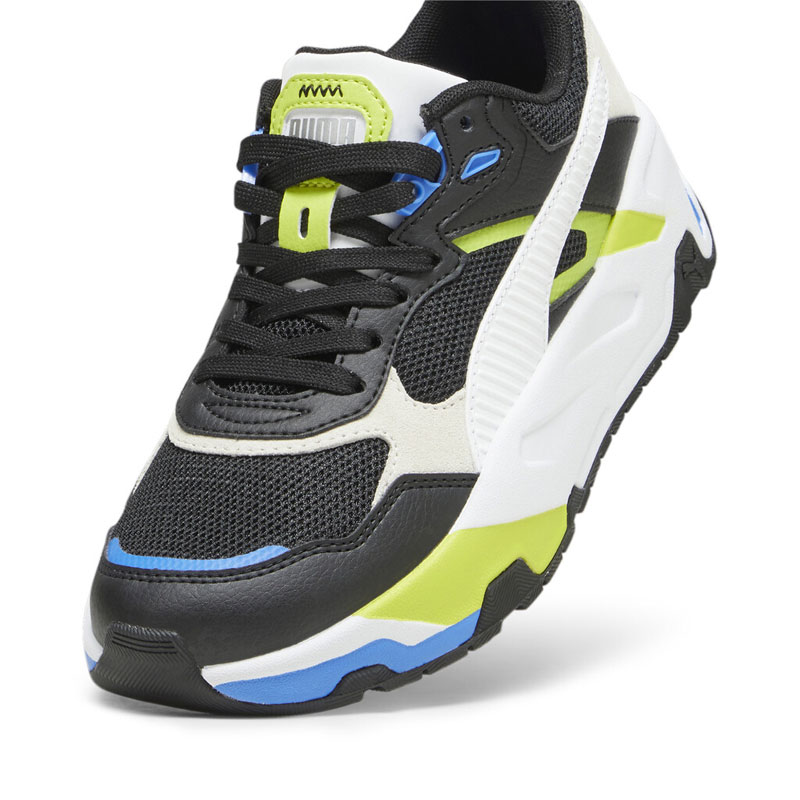PUMA Trinity Jr ΠΑΙΔΙΚΟ ΠΑΠΟΥΤΣΙ ΜΑΥΡΟ/LIME (390838-07)