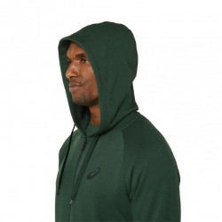 ASICS FZ HOODIE (2031A983-301)Ανδρική Φούτερ Ζακέτα με Κουκούλα  ΠΡΑΣΙΝΗ