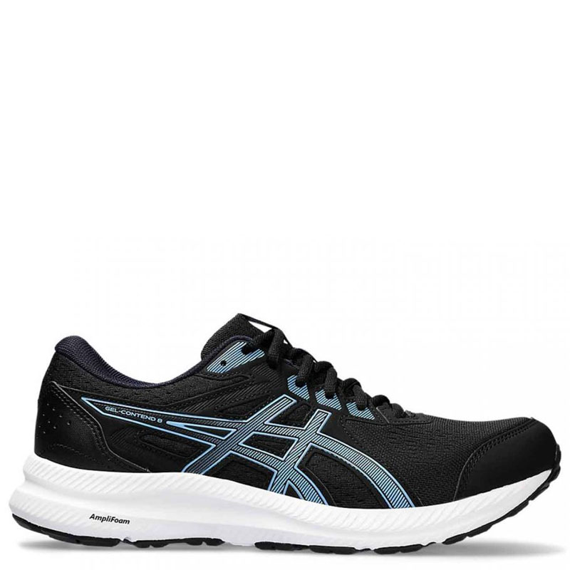 ASICS Gel-Contend 8 (1011B492-011)Ανδρικά Παπούτσια Running Black/Blue Bliss