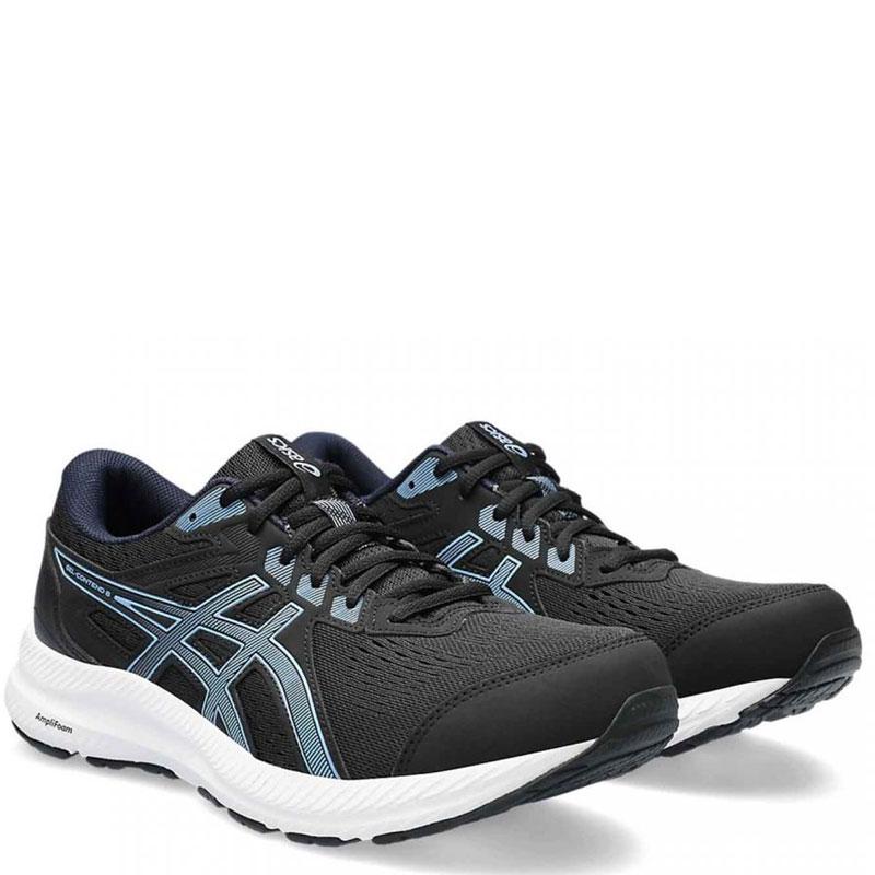 ASICS Gel-Contend 8 (1011B492-011)Ανδρικά Παπούτσια Running Black/Blue Bliss