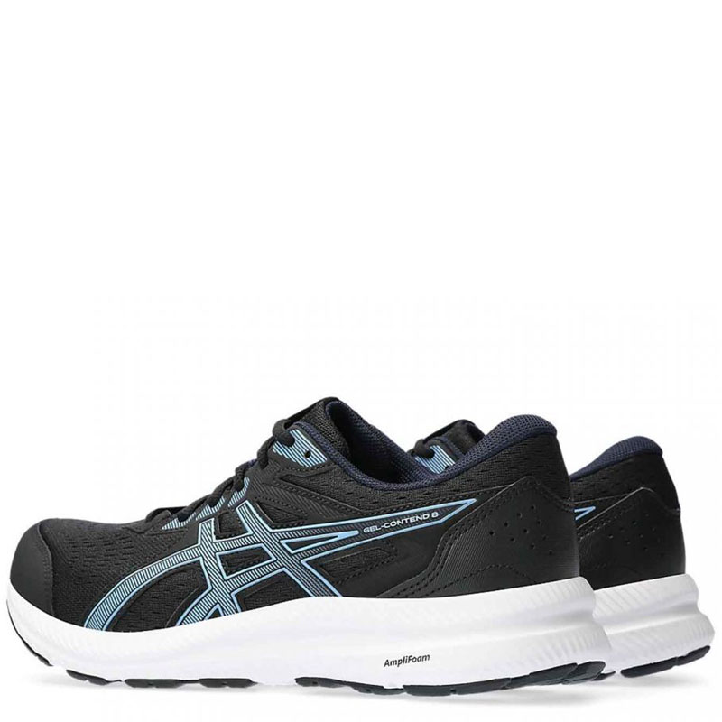 ASICS Gel-Contend 8 (1011B492-011)Ανδρικά Παπούτσια Running Black/Blue Bliss