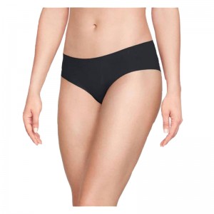Under Armour Pure Stretch (1325616-001)Γυναικεία Slip 3Pack χωρίς Ραφές Μαύρα Under Armour Pure Stretch (1325616-001)Γυναικεία Slip 3Pack χωρίς Ραφές Μαύρα
