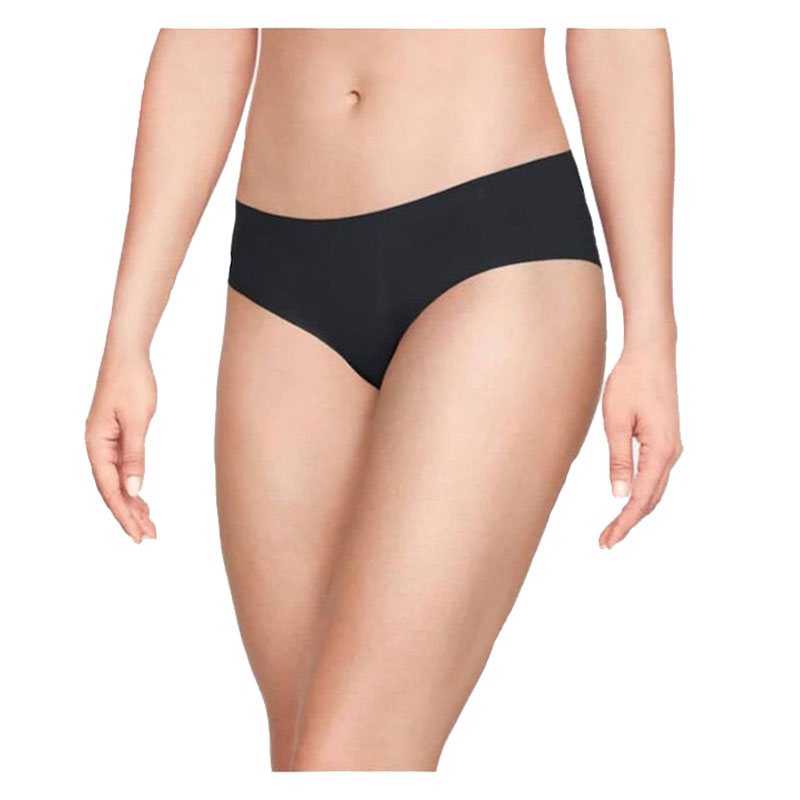 Under Armour Pure Stretch (1325616-001)Γυναικεία Slip 3Pack χωρίς Ραφές Μαύρα