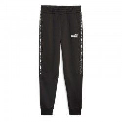 PUMA Essentials Tape Camo Sweatpants Men FL (675948-01)ΑΝΔΡΙΚΟ ΠΑΝΤΕΛΟΝΙ ΦΟΡΜΑΣ ΜΕ ΛΑΣΤΙΧΟ ΜΑΥΡΟ