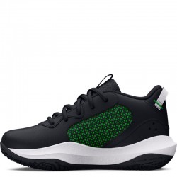 Under Armour Lockdown 6 PS (3025618-005)Παιδικά Παπούτσια Μπάσκετ Black/White/Green Screen