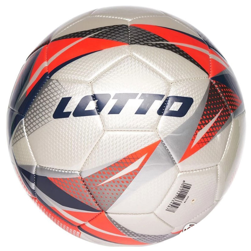 Lotto BL FB 900 V 5 (L59131-1J9)Μπάλα Ποδοσφαίρου ALL WHITE/NAVY BLUE/FIERY CORAL
