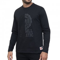 RUSSELL ATH ROSE-L/S CREWNECK TEE SHIRT (A3-037-2-IO-099)ΑΝΔΡΙΚΟ T-SHIRT ΜΑΚΡΥΜΑΝΙΚΟ ΜΑΥΡΟ