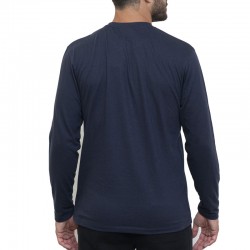 RUSSELL ATH ROSE-L/S CREWNECK TEE SHIRT (A3-037-2-NA-190)ΑΝΔΡΙΚΟ T-SHIRT ΜΑΚΡΥΜΑΝΙΚΟ ΜΠΛΕ