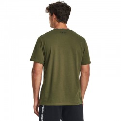 Under Armour CORE NOVELTY GRAPHIC SS ανδρική μπλούζα Green / Black(1380957-390)