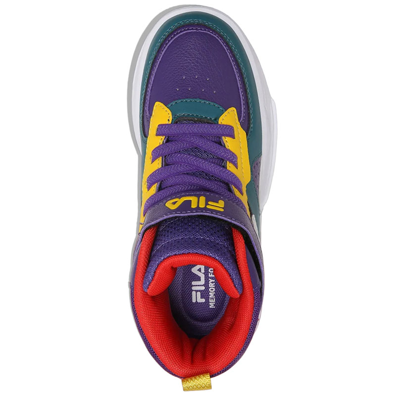 FILA Memory Ayo 2 Velcro Kids (3YF33005-860)ΠΑΙΔΙΚΑ ΠΑΠΟΥΤΣΙΑ PURPLE/GREEN/GESKO