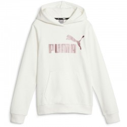 PUMA ESS+ Logo Hoodie FL G ΠΑΙΔΙΚΗ ΦΟΥΤΕΡ ΛΕΥΚΗ 670310-65